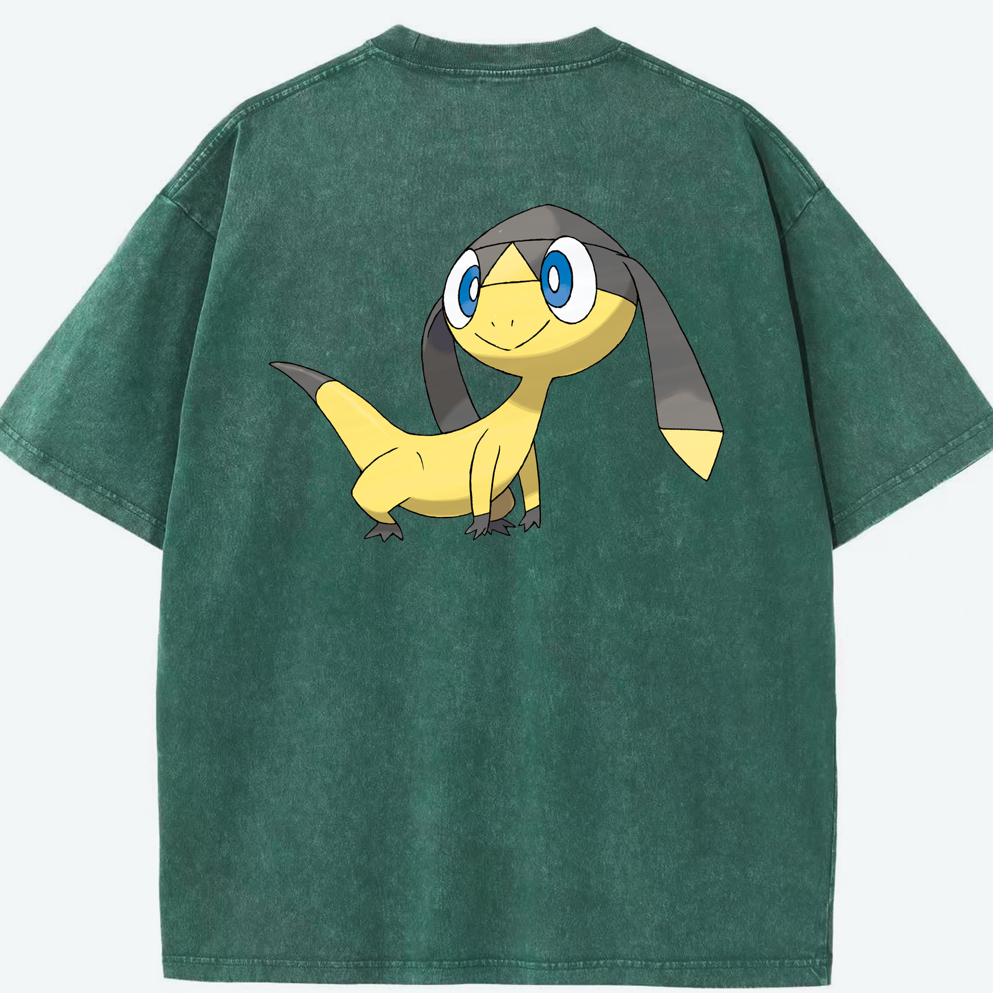 （画像用） ポケットモンスター Pokémon 綿100% ヴィンテージ風 半袖Tシャツ（背面プリント）
